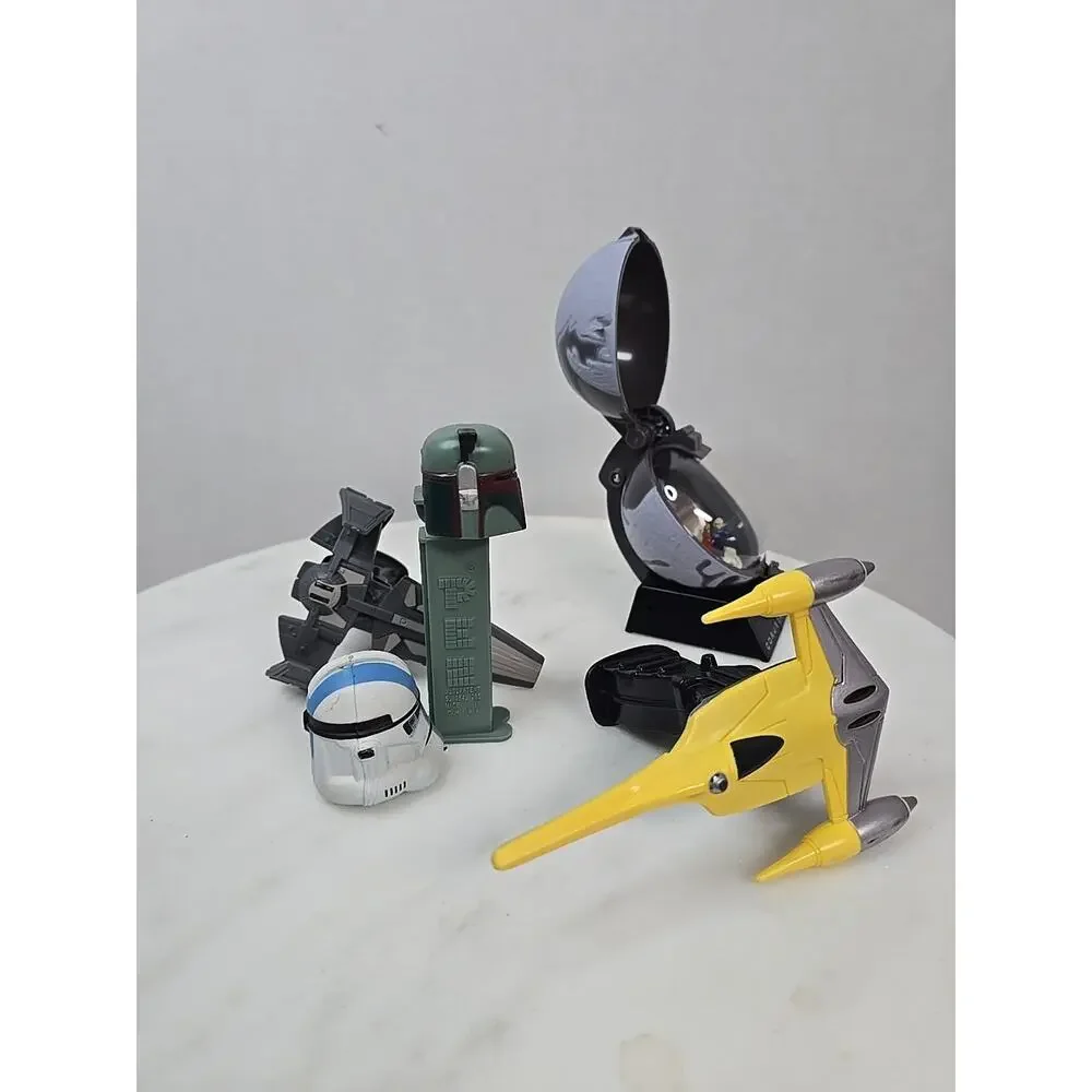 Star Wars Episode 1 The Phantom Menace Pizza Hut Toys Promo With Boba Fett Pez